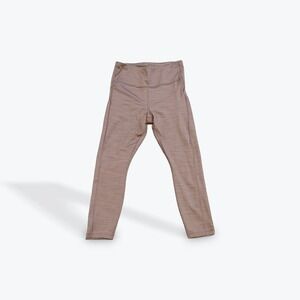 Athleta Ultimate Stash Pocket 7/8 Tight Mauve Space Dye Leggings Womens Medium